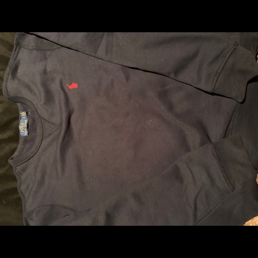 Polo Ralph Lauren navy sweatshirt sz S new w/ tags